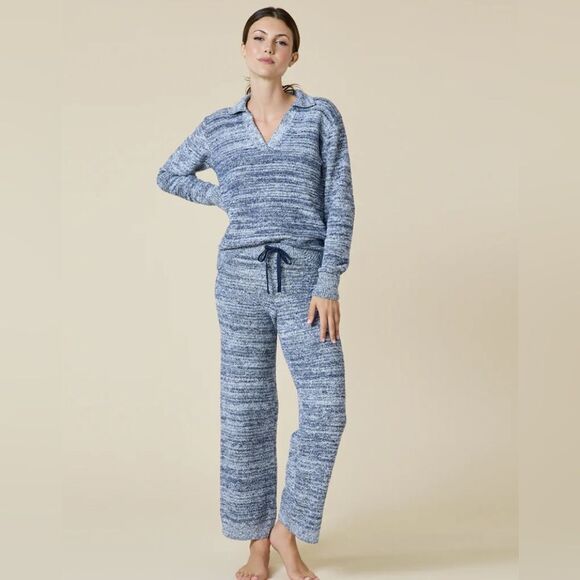 Softies heather marshmallow Johnny collar lounge set heather midnight new 2x/3x - Picture 1 of 7